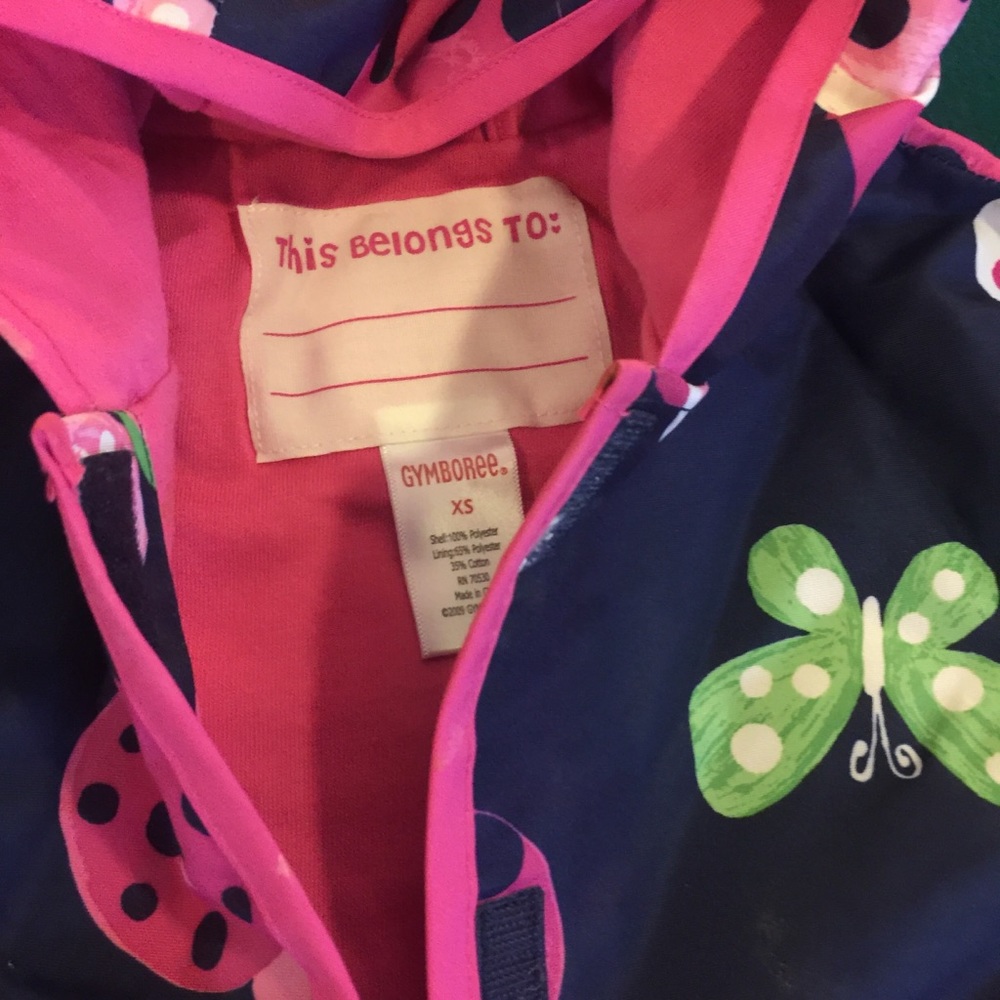 Gymboree Rain Coat - Size XS - Picture 2 of 3